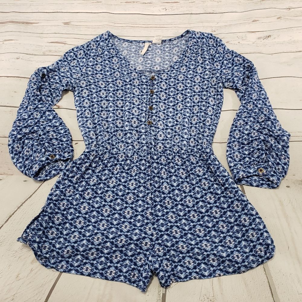 Mimi Chica Romper Size Small Geometric Print Used